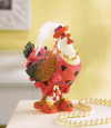 HAUTE-COUTURE HEN FIGURINE (ZFL07-37954)