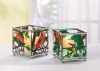 STAINED GLASS BIRD VOTIVE HOLDERS (ZFL07-37894)