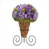 LAVENDER ROSE BOUQUET INRATTAN CONE (ZFL07-90007)