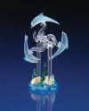 GLASS DOLPHIN SWING (ZFL07-35199)