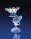 GLASS DOLPHIN CANDLEHOLDER (ZFL07-35255)