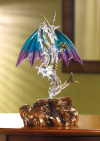 GLASS DRAGON FIGURINE (ZFL07-37926)