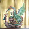 DRAGON AND MERLIN FIGURINE (ZFL07-31705)