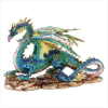 DRAGON ON ROCK FIGURINE (ZFL07-34214)