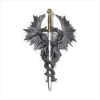 DRAGON DAGGER WALL PLAQUE (ZFL07-36247)