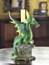 DRAGON CANDLEHOLDER TREASURE BOX (ZFL07-32200)