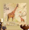 GIRAFFE LACQUER MURAL (ZFL07-37472)