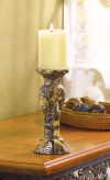 SAFARI PILLAR CANDLEHOLDER (ZFL07-33823)