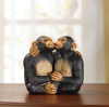 KISSING MONKEY COUPLE DISPLAY (ZFL07-34511)