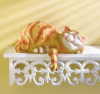 SLEEPING CAT SHELF-SITTER (ZFL07-37618)