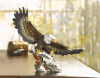 EAGLE'S SOFT LANDING IN SNOW FIGURINE (ZFL07-30846)