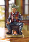 CAMPFIRE COWBOY FIGURE (ZFL07-37911)