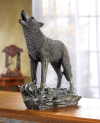 HOWLING WOLF FIGURINE (ZFL07-37574)