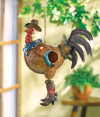 COWBOY ROOSTER BIRDHOUSE (ZFL07-37973)