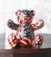 PATRIOTIC PATCHWORK BEARBANK (ZFL07-33824)