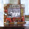 FIREFIGHTER PHOTO FRAME (ZFL07-38196)