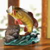 LARGE MOUTH BASS FIGURINE (ZFL07-36989)