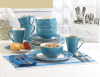 BLUE-TRIMMED DINNERWARE SET (ZFL07-36602)