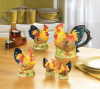 ROOSTER TEA SET (ZFL07-31733)