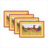 COUNTRY ROOSTER VINYL PLACEMATS (ZFL07-37488)