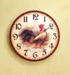 ROOSTER WALL CLOCK (ZFL07-33167)