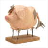 FABRIC PIG FIGURINE (ZFL07-37357)