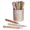 GLITTERING GOLD AND SILVER PEN SET (ZFL07-34545)
