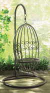 DISTRESSED IRON GARDEN SWING (ZFL07-38274)