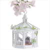 WHITE GAZEBO BIRD FEEDER (ZFL07-30209)