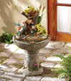 COLORFUL FROG GARDEN FOUNTAIN (ZFL07-34678)