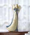 HOMESPUN PORCELAIN ANGEL FIGURINE (ZFL07-38080)