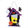 STAIN GLASS HALLOWEEN HOUSE (ZFL07-34729)