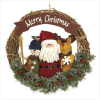 PLUSH FRIENDS CHRISTMAS WREATH (ZFL07-35577)