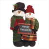 PLUSH SNOWMAN COUPLE (ZFL07-35711)