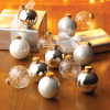 SILVER AND GOLD ORNAMENT SET (ZFL07-37375)