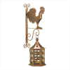 METAL ROOSTER LANTERN (WFM-38176)