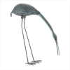 IRON GRAZING CRANE LAWN STATUE (WFM-38272)