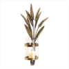 METAL CATTAIL CANDLEHOLDER (WFM-38255)