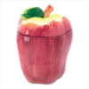 2-PC CERAMIC APPLE COOKIE JAR (WFM-38211)