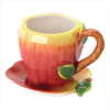 APPLE TEACUP & SAUCER-CERAMIC (WFM-38212)