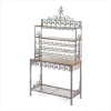 METAL/WOOD WINE RACK (WFM-38234)