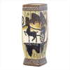 ASIAN GLYPH PATTERN VASE (WFM-38215)