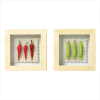 KITCHEN SHADOW BOX SET OF 2 (WFM-38245)